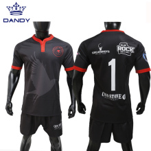 Individuelles Design Digitaldruck Sublimation Rugby-Trikot