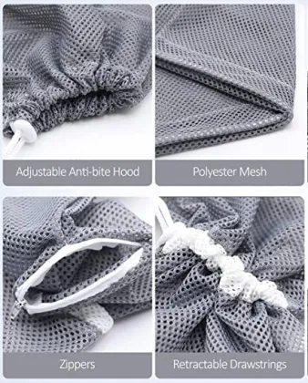 Cat Grooming Bathing Bag Adjustable Cat Washing Bag