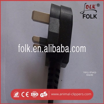 Factory supply 3 pin plug for animal clipper hot selling
