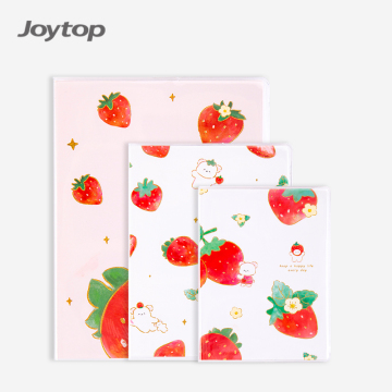 Wholesale Strawberry Bear PVC Covers for Notebooks