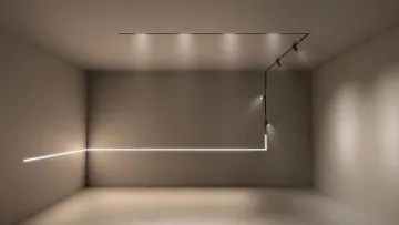 0-10V dimmable modern recessed ceiling magnetic light track