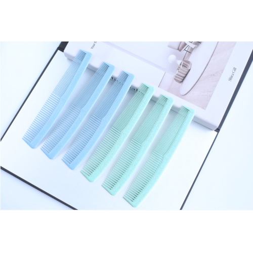 Blue hotel bathroom disposable plastic hair combs