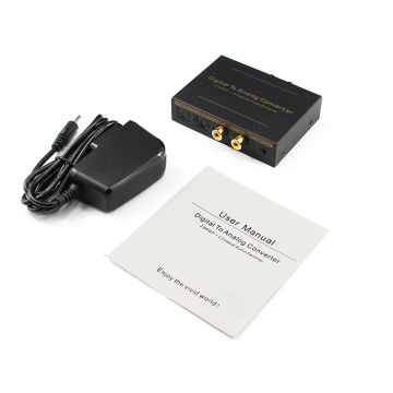 Toslink Digital to Analog Audio Converter Adapter