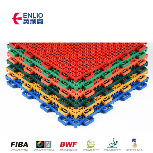 Sports outdoor court synthetic interlocking outdoor basketball flooring for sale