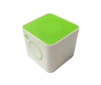 AWS1111 Cube Wireless Microphone Speaker For Saunar Manual Mini Creative Speaker Volume Control