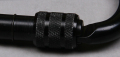 اللون الأسود دي شكل حلقة تسلق قوية مع قفل المسمار