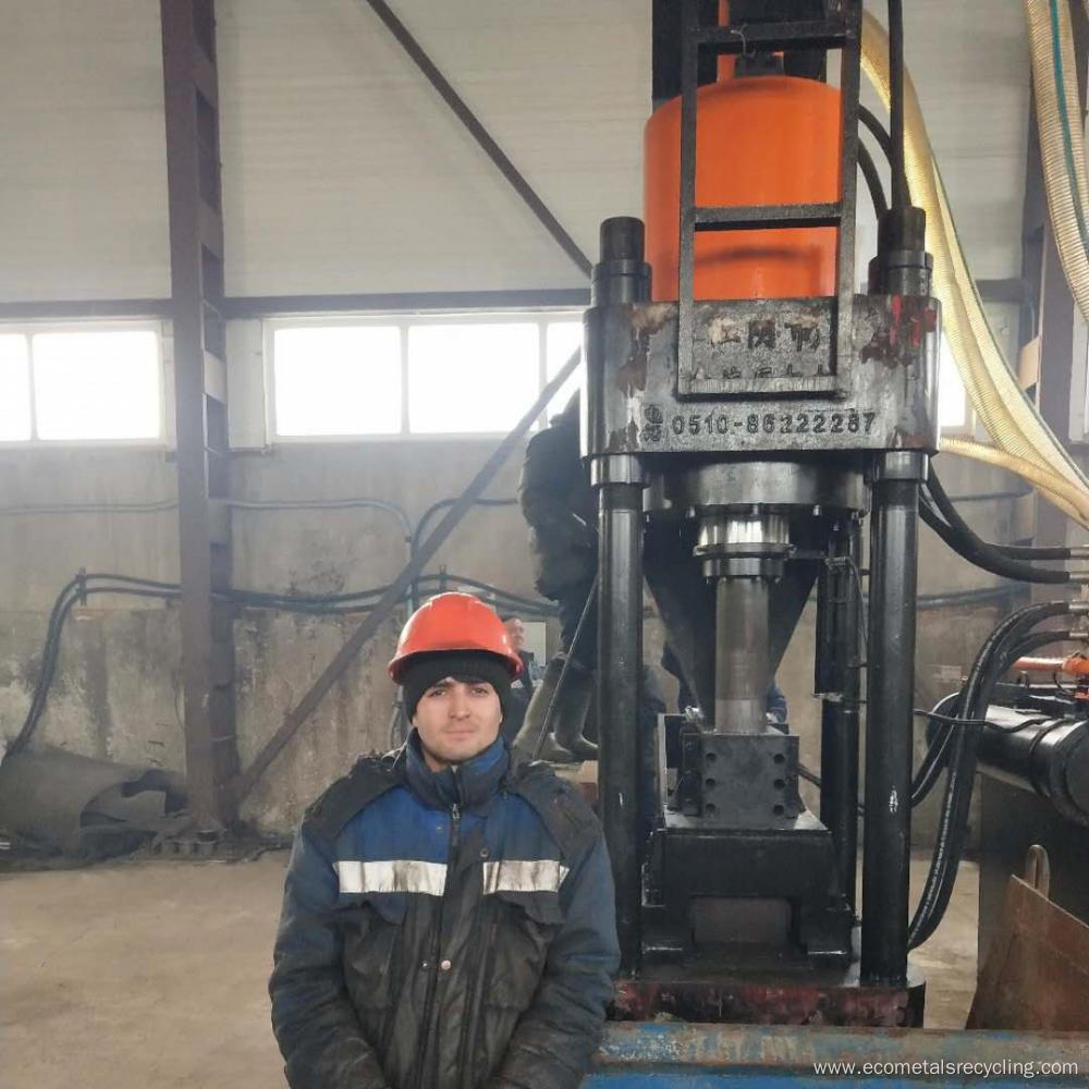 Automatic Hydraulic Aluminium Skimmings Briquette Equipment