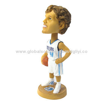 3D Figure Bobble Head for Promotional Gifts/Collections, Made of PVC, OEM Orders are Welcome