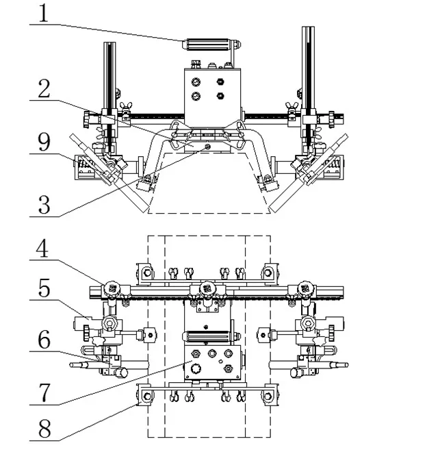 U Type H Beam Automatic MIG Welding Machine
