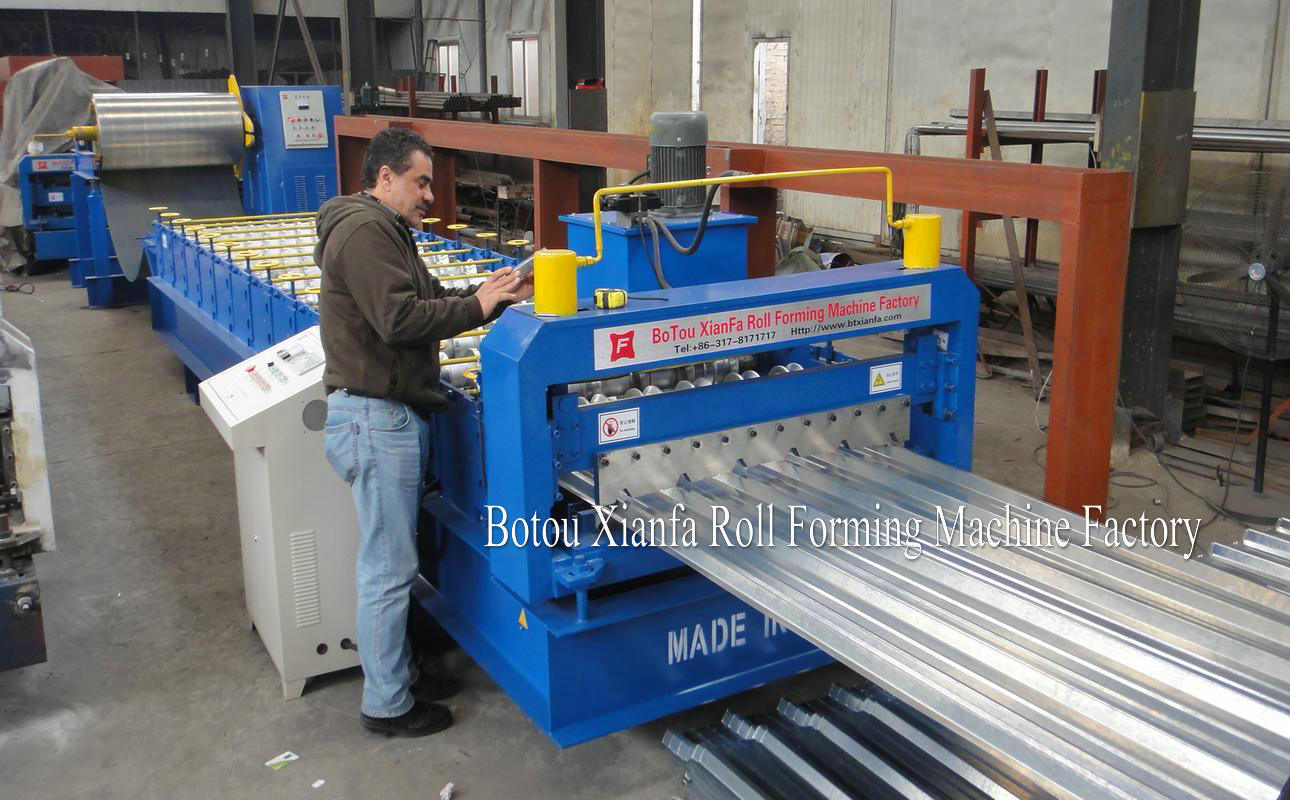 alu zinc rooing tile forming machine