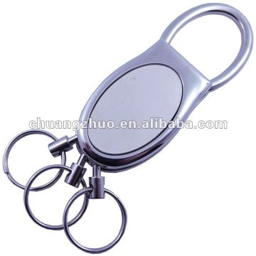 Fashion Metal LOGO Retractable Key Fob