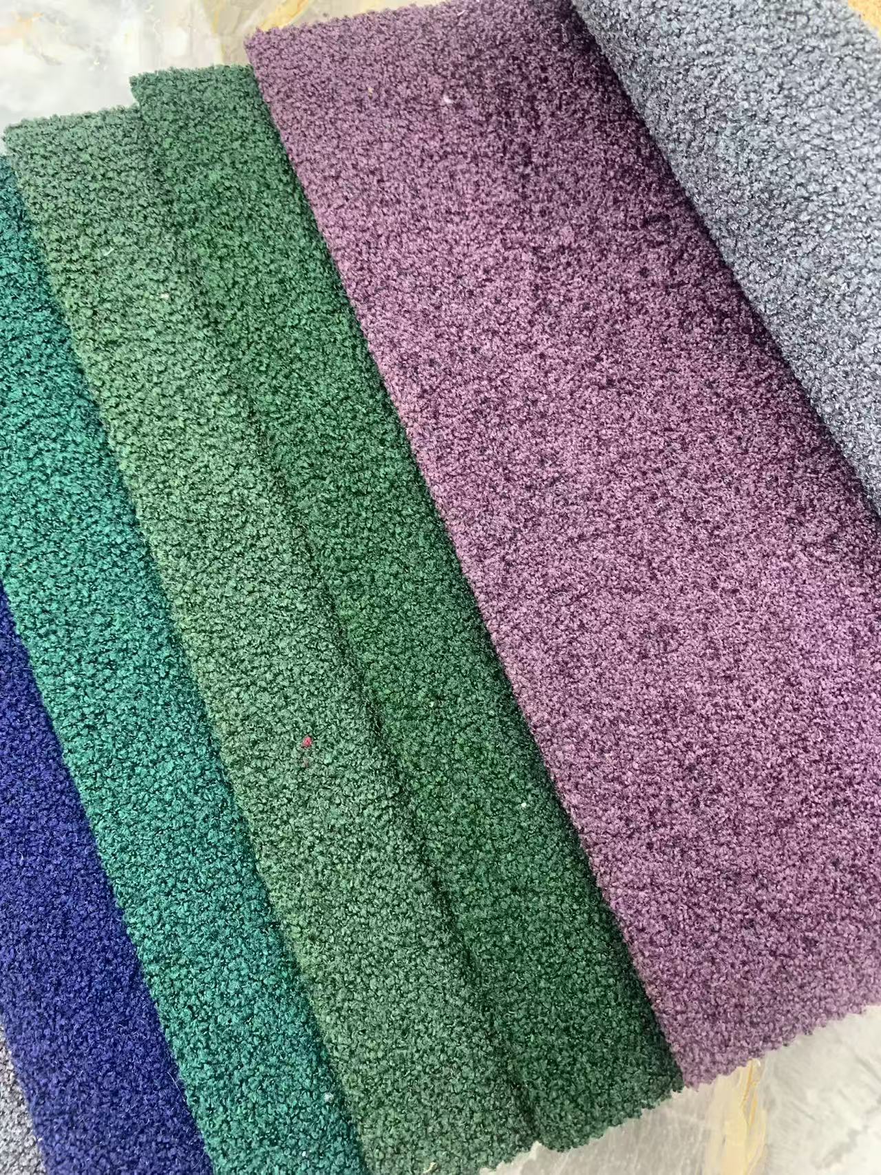 Soft bouclé fabric