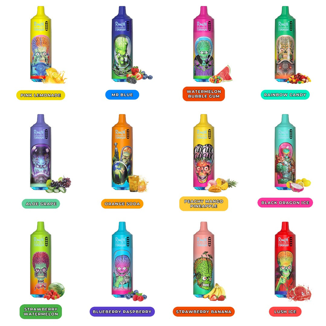 RandM tornado 9k flavors RandM tornado 9k flavors