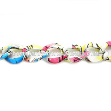 Fashion High Quality Metal Aluminum Hammered Lovely Curb Chain