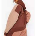 Color-Blocking Fashion Women's Hoodies Are On Sale