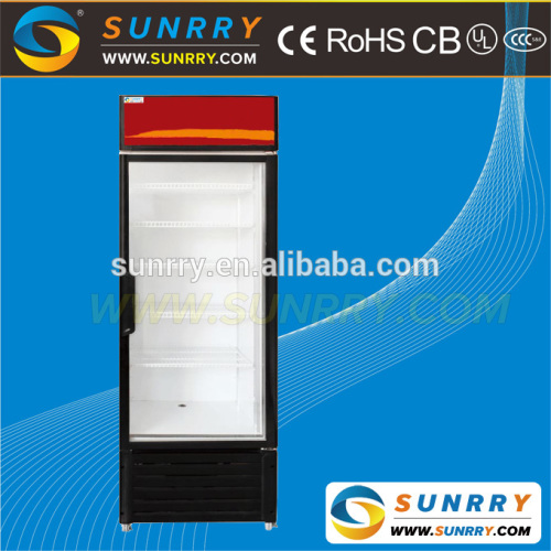 High quality static cooling electric drink used beverage cooler with single door