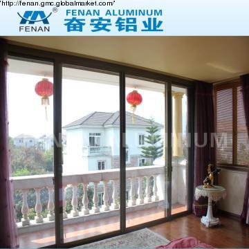 Fenan anodizzato alluminio scorrevole finestra FA868 serie