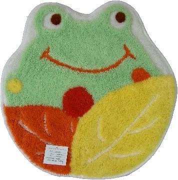 cute frog room mat for kids