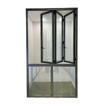 Bi-Folding Window Interior Kitchen Balcony Sliding Glass Accordion