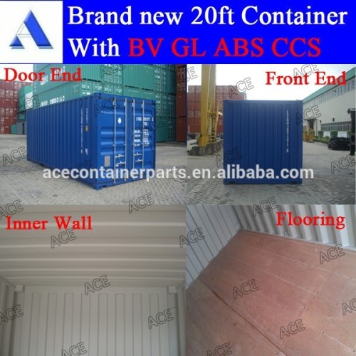 20' Shipping Container In China Ports, High Quality 20' Shipping