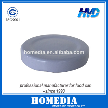 48# metal lug cap for glass bottle / bottle lid with white printing