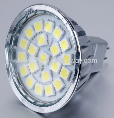 21leds Smd5050 Led Spotlight With Glass Cover 