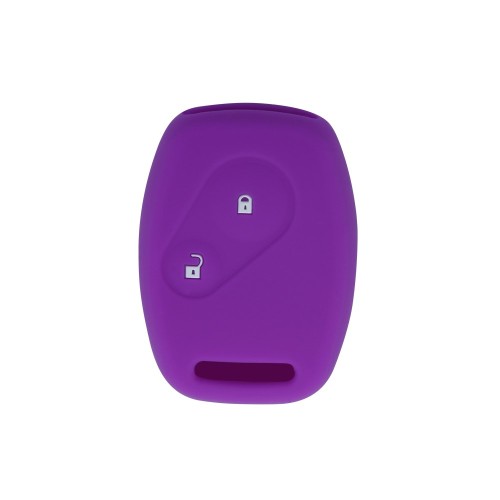 Smart 2 buttons embossed silicone key cover
