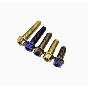 Лёгкія шрубы Torx з тытанавым фланцам