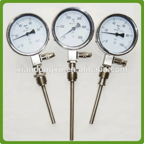 Portable hot selling mechanical temperature pressure gauge
