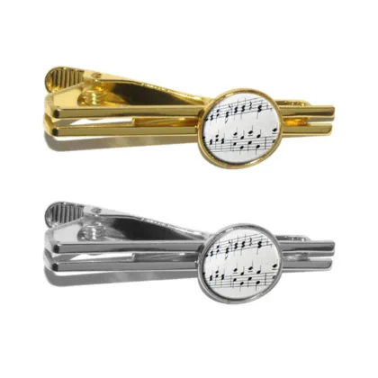 Unique Novelty Piano Player Tie Clip
