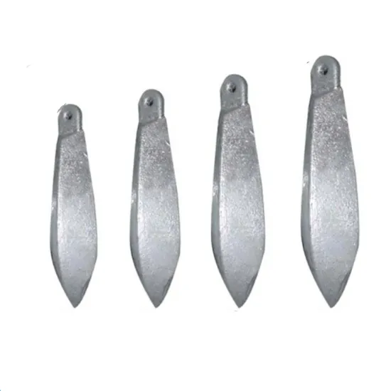 Longline Commercial Saltwater Fishing Bean Sinkers & Snapper Lead Sinkers