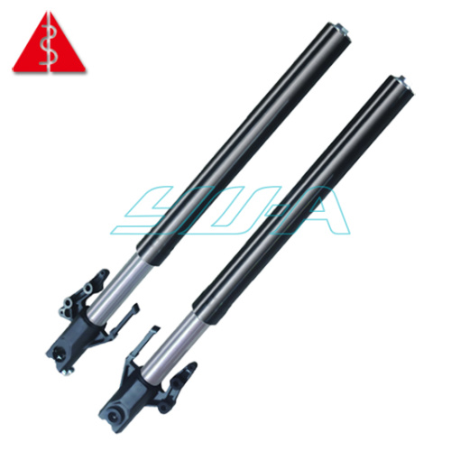Sports motorcycle shock absorber with spring adjustable