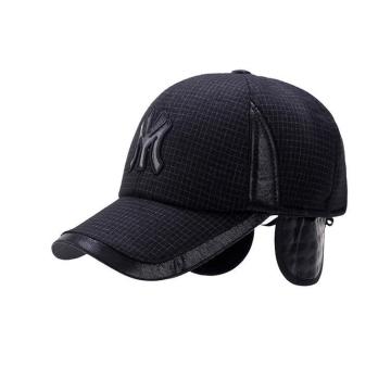 Casquette de baseball en laine brodée et épaissie