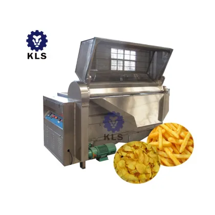 KLS Automatic Industry Potato Frying Machinery - Potato French Fries Frying Machine