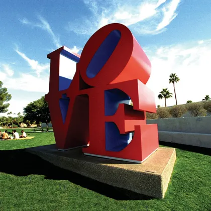 large outdoor sculptures metal crafts robert indiana sculpture love