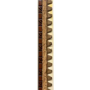 wooden grain leather welt