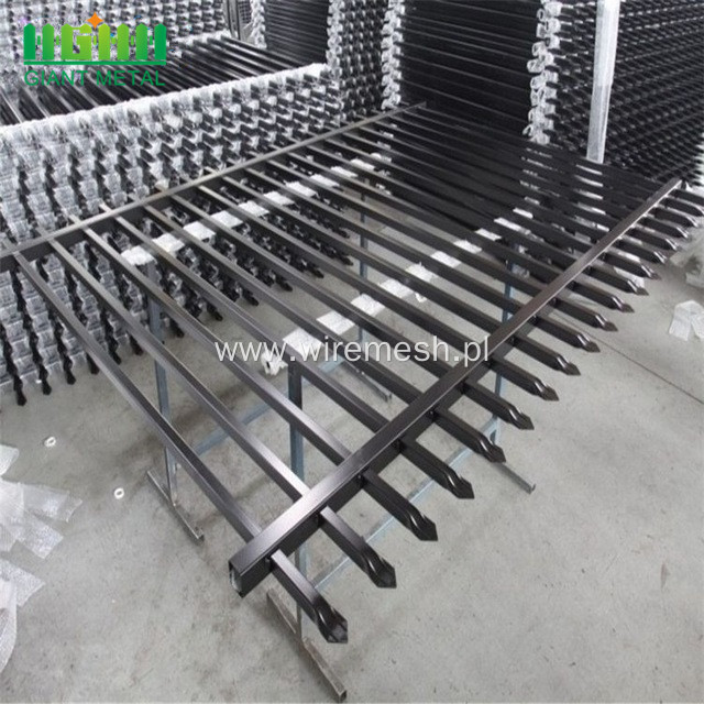 Powder Coated Zinc Steel Fence for price