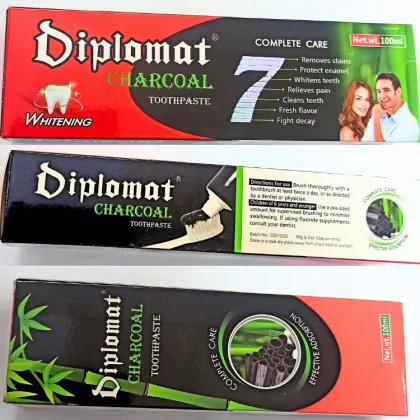 OEM Private Label Diplomat Charcoal Gum Whitening Toothpaste