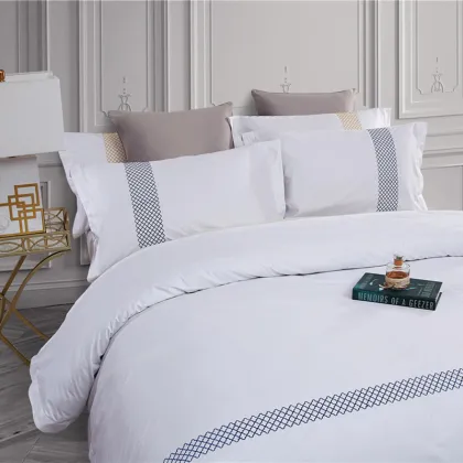 Hotel linen bed duvet cover