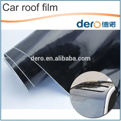 Hot Sale ! Dero Glossy Black Car Sunroof Vinyl Stickers