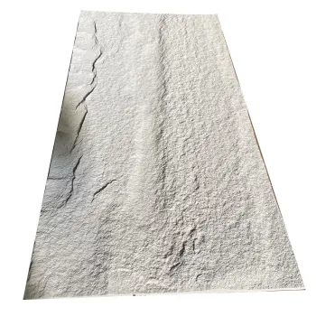 Dark Grey PU Cultural Stone Panel for Home Decoration