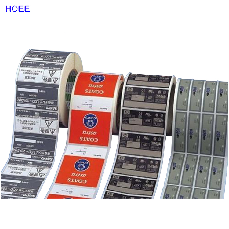 BOPP -klistermärke Digital Printing Membran Label Sticker