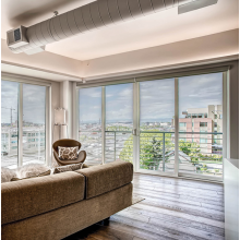 aluminium patio doors Thermal Insulated Vinyl Plastic Sliding Door for Balcony Manufactory