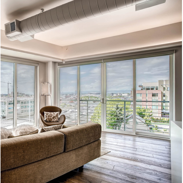 aluminium patio doors Thermal Insulated Vinyl Plastic Sliding Door for Balcony Manufactory