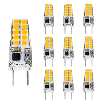 AC 120V G8 LED Bulb Light - Replace Traditional Halogen Lamp 2W Silicon SMD2835 for Crystal Light Fitting
