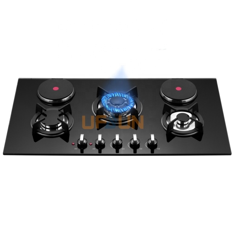 5 burners AC electric Ignition Simple Operation Home use Portable Gas Stove