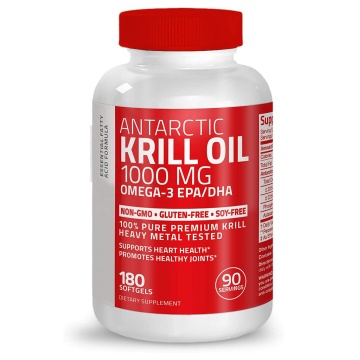 Capsules molles à l&#39;huile de krill naturel