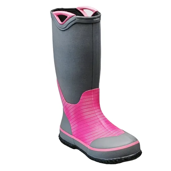 High Quality Waterproof Neoprene Rubber Rain Boots for Outdoor Activities