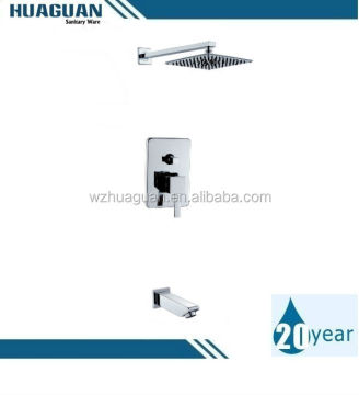 In Wall Square Concealed Shower Faucet