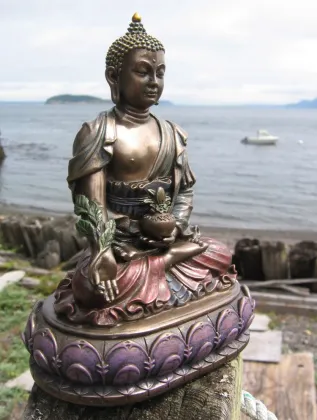 High quality sitting bouddha statue tibet bronze for sale